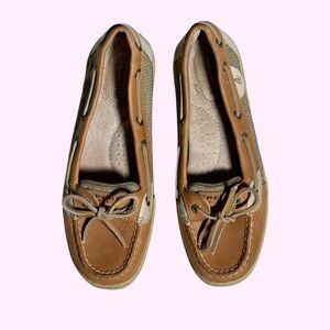 Sperry Angelfish Leather Boat Shoes (Size 6.5)